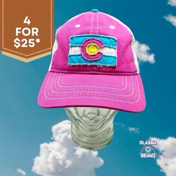 Hat Graphix Accessories - Hat Graphix Hot Pink Baseball Cap OS